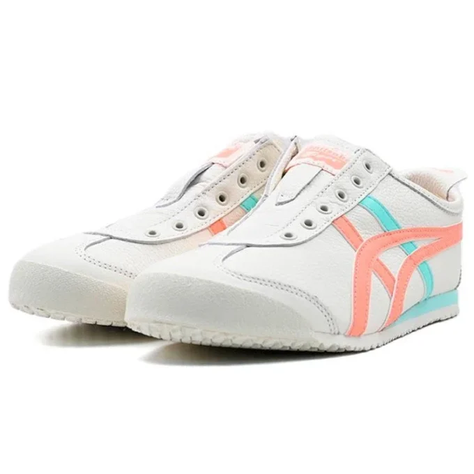 Mexico 66 Slip-On «Blanco, aguamarina y naranja»