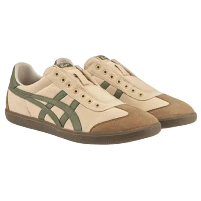 Tokuten Slip-On «Beige Brown Green» Tokuten Slip-On «Beige Brown Green»