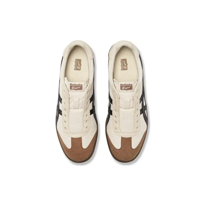 Tokuten Slip-On «Blanco Marrón Negro»
