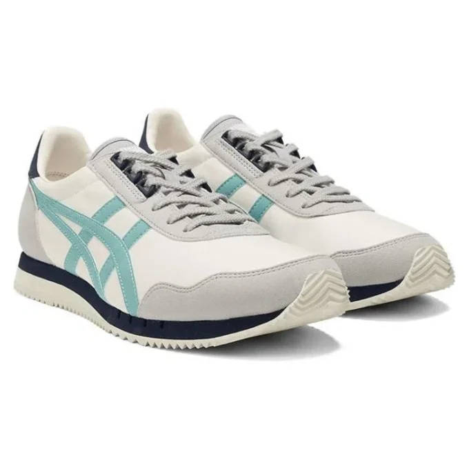 Zapatillas de maratón Dualio «Cream White Grey Aqua»