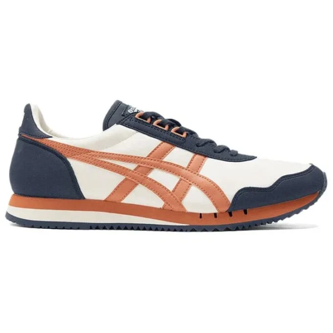 Zapatillas de running Dualio Marathon «Blanco, azul marino y naranja»