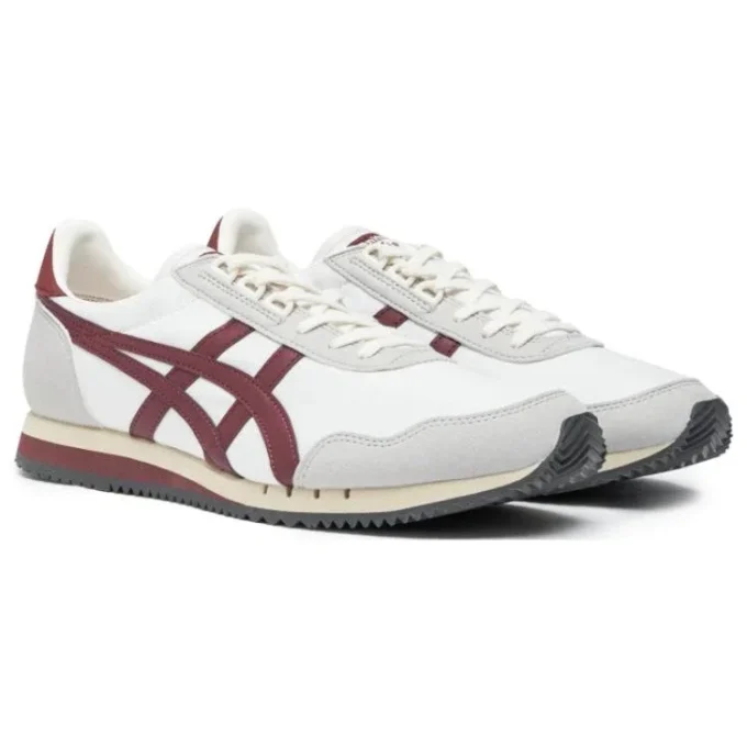 Zapatillas de running Dualio Marathon «Blanco Gris Burdeos»